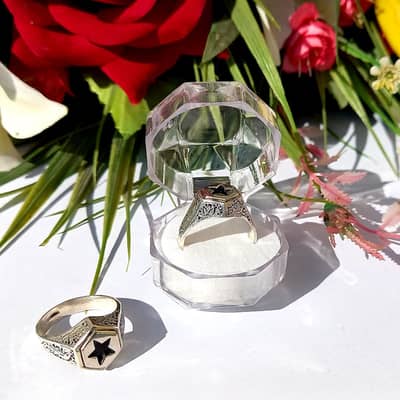 Hirz e Jawad (a. s) Chandi Ring – 925 Silver - 0336-5967647