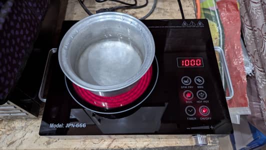SOGO Electric Cooker Stove - JPN 666 - Ceramic Heating Plate 2000 Watt