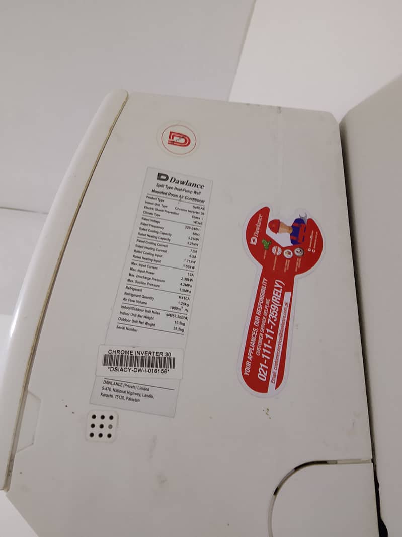 Dawlance split inverter Ac 3
