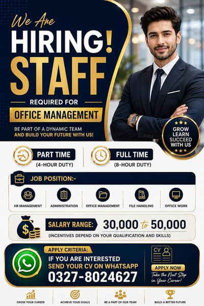 Job opportunities _ Hr/ marketing/ advertisment/ Education