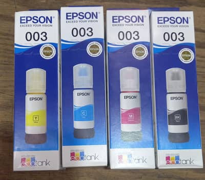 Epson 003 Original INK Bottle Box Packed (4 PCS/SET)