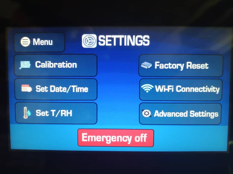 Temperature Humidity Stability Chamber Control Touchscreen 4