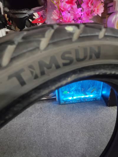 Timsun tyre 100/90-18 with tube, Ybr 125, honda Cb150,  GXS 125