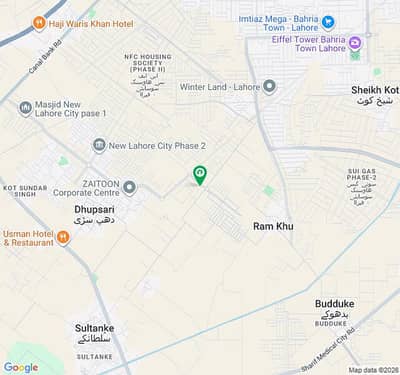 3 Kanal Plot Best For House School Apartment For Sale 200 Feet Front Sarqari Road Attack Bahria Town & NEW Lahore City