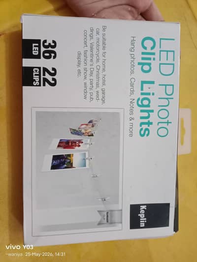 led photo clip light