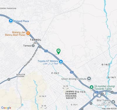 1 Kanal Main Road , Corner Plot (60x90) Available | Plot # --- | Prime Location F-15/1 Islamabad
