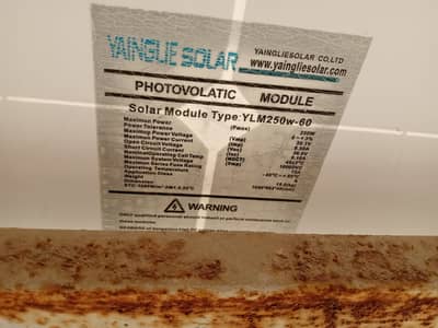 250W solar panel