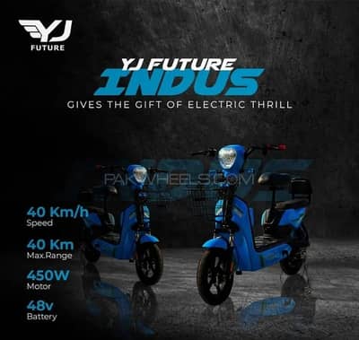 YJ Future Indus E-Bike – Brand New Zero Meter – 18 Months Warranty