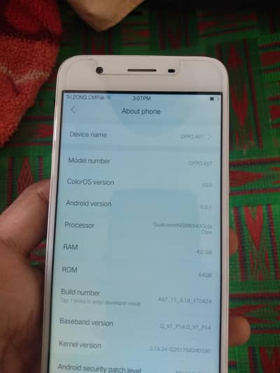 oppo a57 pta approve read discription