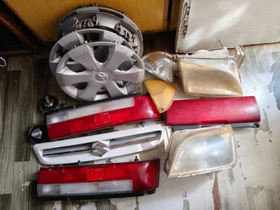Bod Kit including Front headlights, back healdlights, wheel cups