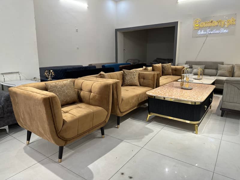 6 Seater Sofa Set || SOLID WOODEN SOFAS SET | SOFA SET 1