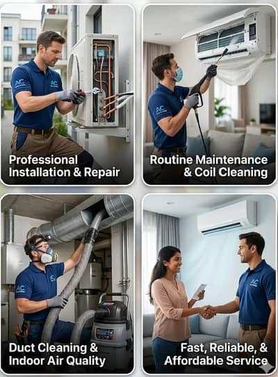 AC service, Repairing & Installation.
