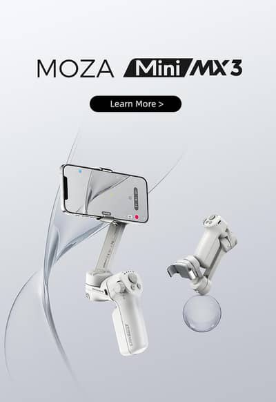 MOZA Mini MX 3 Smartphone Gimbal box pack 03249107656