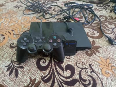 PS2,it's memory card and joystick