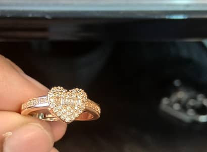 gold like artificial rings