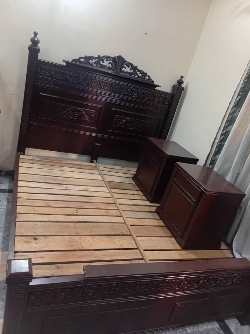 Double Bed Side Table Dressing Table 1