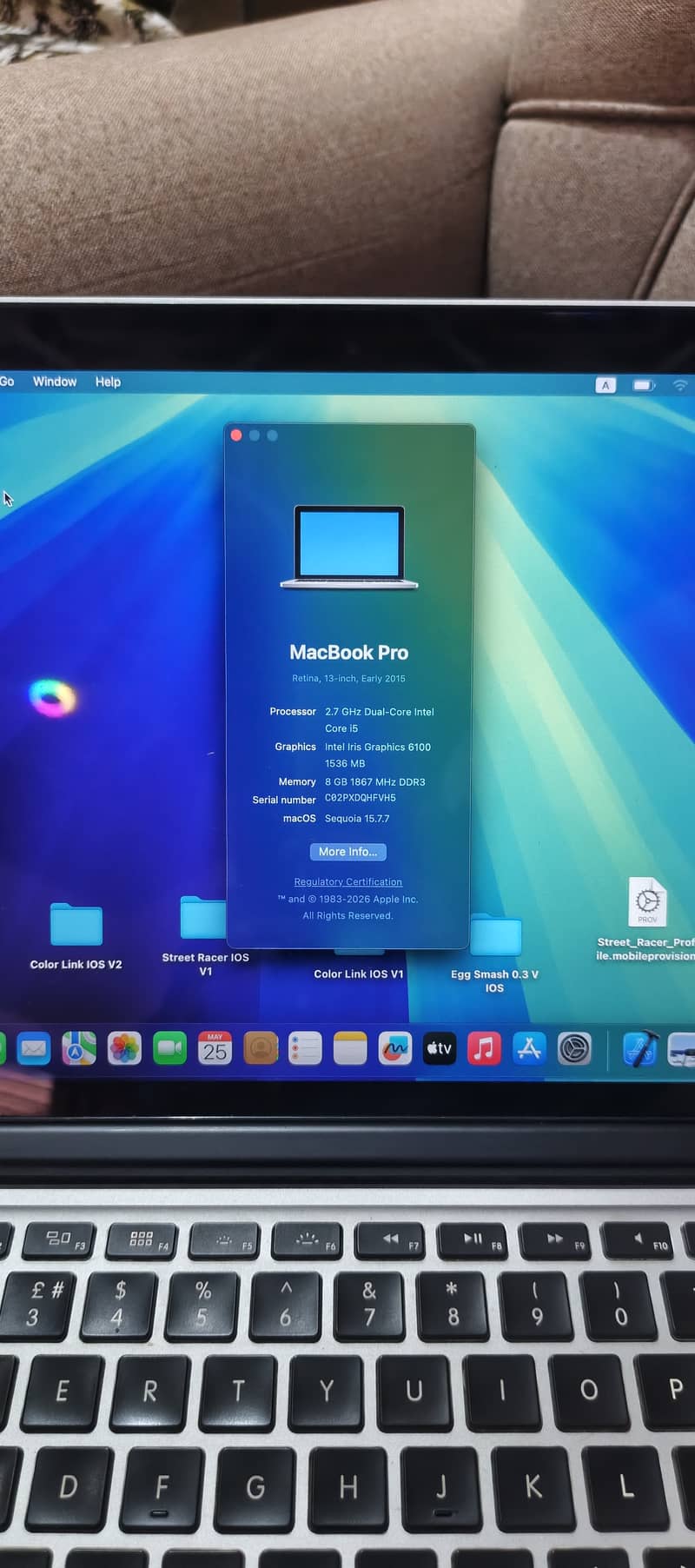 Macbook pro 2012 2