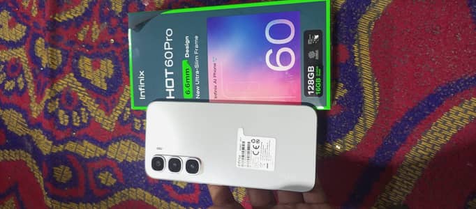 Infinix hot 60 pro 8+8 gb 128gb just box open