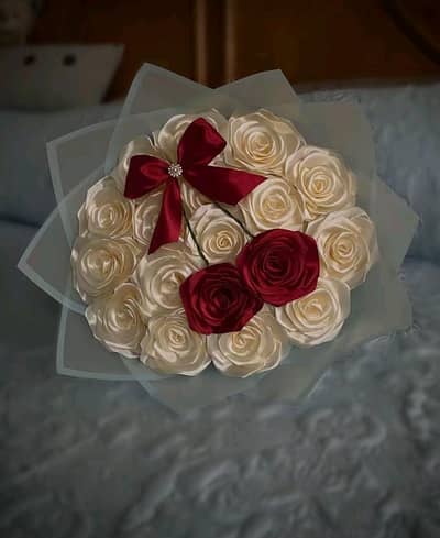 “Handmade flower bouquet  Custom colors available