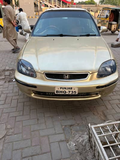 Honda civic 97model convt 2000 punjab number documents