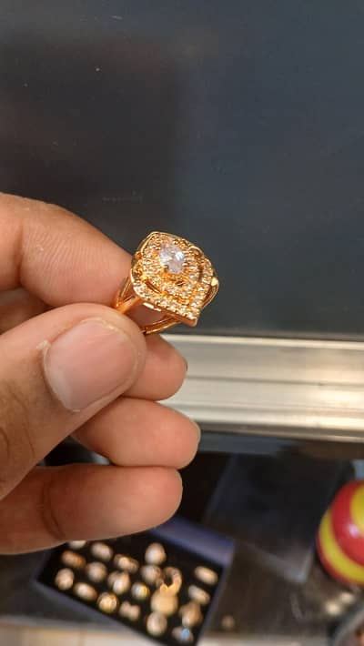 gold like artificial ring for sale