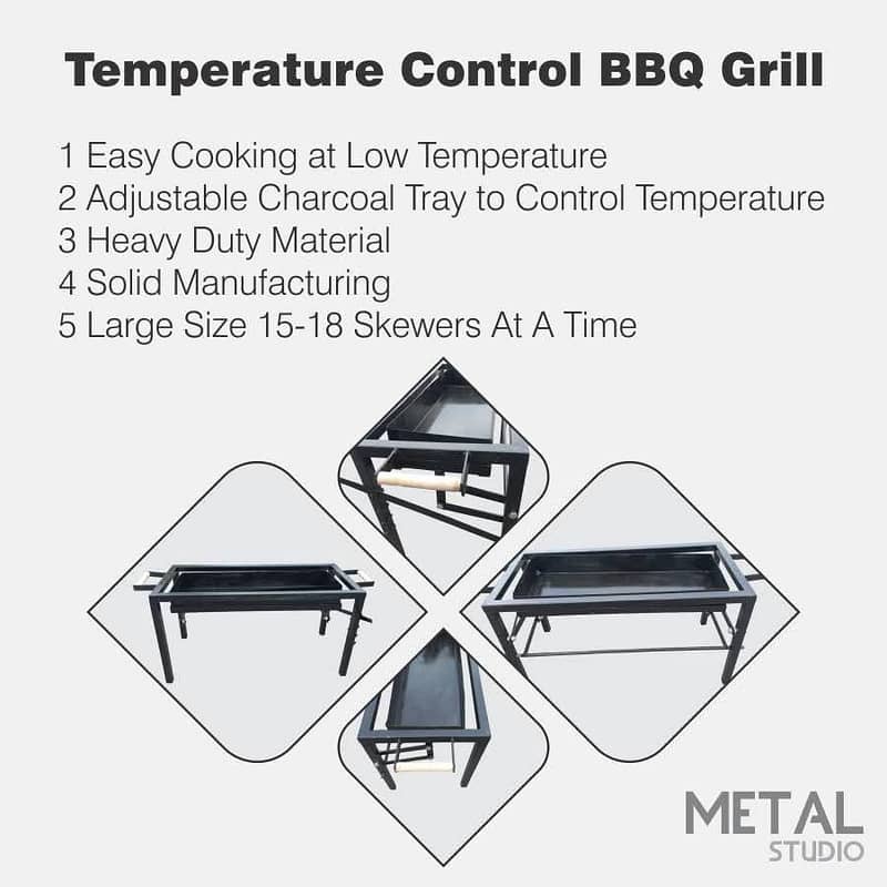 Temperature control BBQ GRILL 0