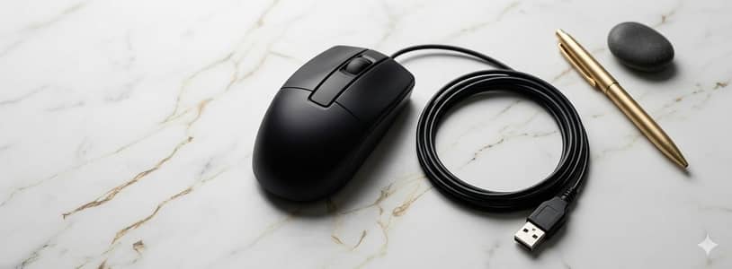 Standard Wired USB Optical Mouse
