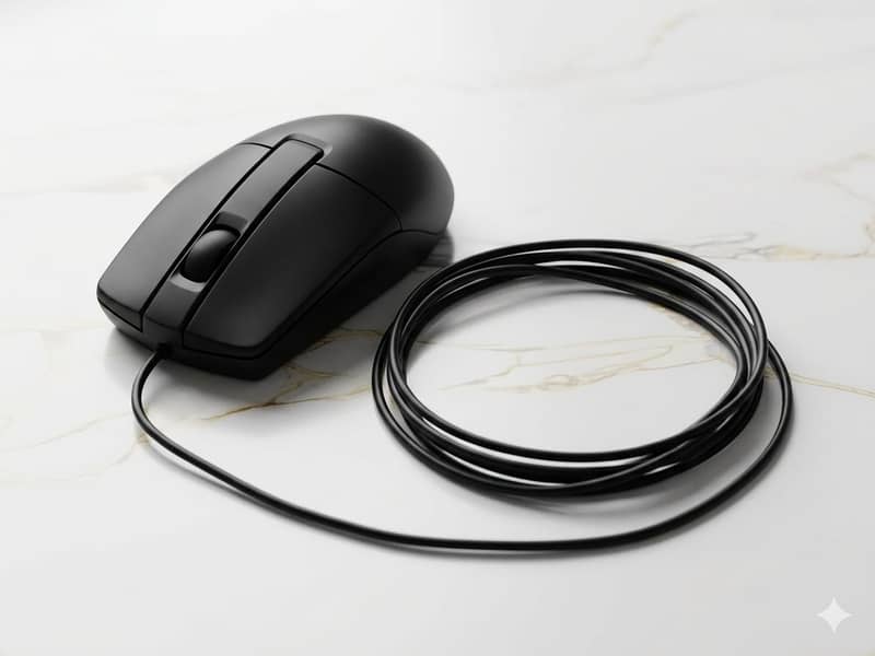 Gently Used Wired USB Mouse - Perfect Condition (Urgent Sale) 1