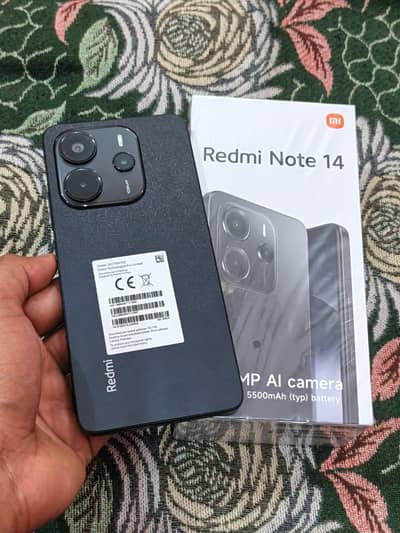 Redmi note 14 8/256 only box open