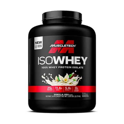 MuscleTech ISOWHEY 100% whey protein Isolate