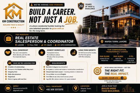 Sales and Marketing ( Real Estate )