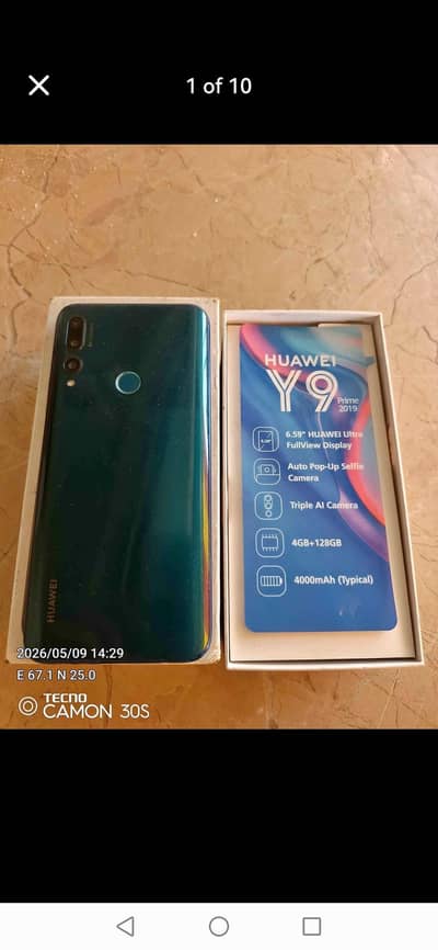 Huawei y9p  4 128  Exchange offer 03432089137