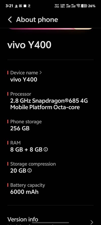 Vivo Y400 5G