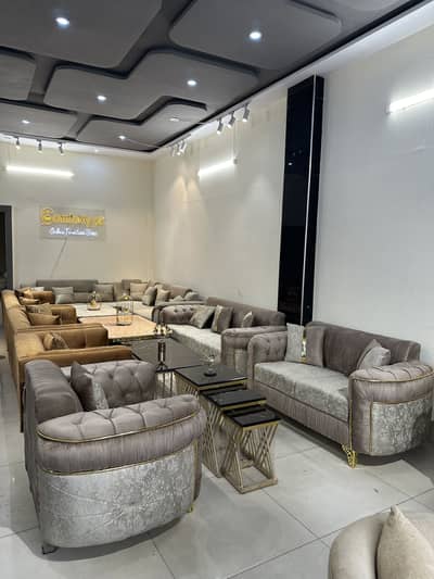 Wooden Sofa Set / Lounge Sofa Set / Poshish Sofa Set / Sofa Set