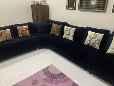 L- shaped 7 seater sofa