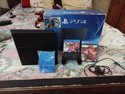 sony playstation 4 fat 500 gb, 1206 series with box.