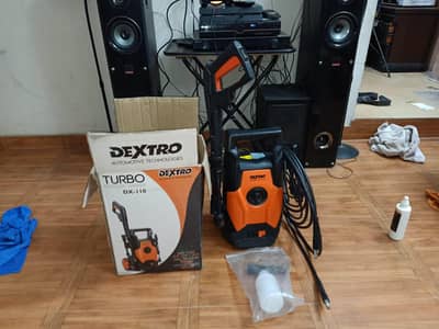 Dextro car pressure washer in new condition, used only twice.