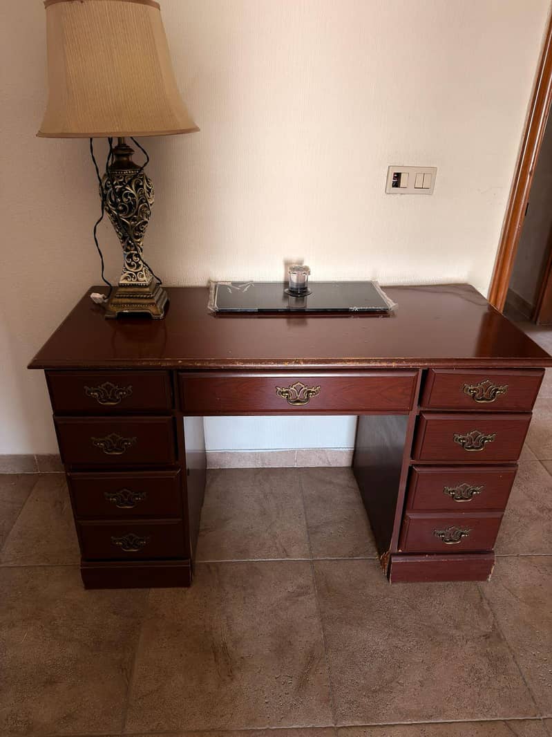 wooden study table 0