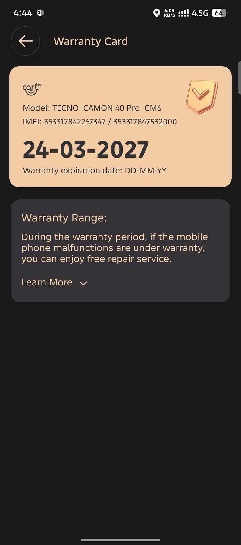Tecno Camon 40 Pro 1