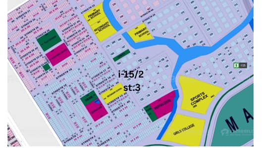 8 Marla corner (30*60) 1800 Sq. Ft/200 Sq. Yd) Possession Plot Available For Sale In CDA Sector I-15/2 One Of The Most Beautiful Location In Islamabad price. 125 lakh