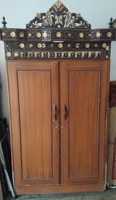 wooden wardrobe
