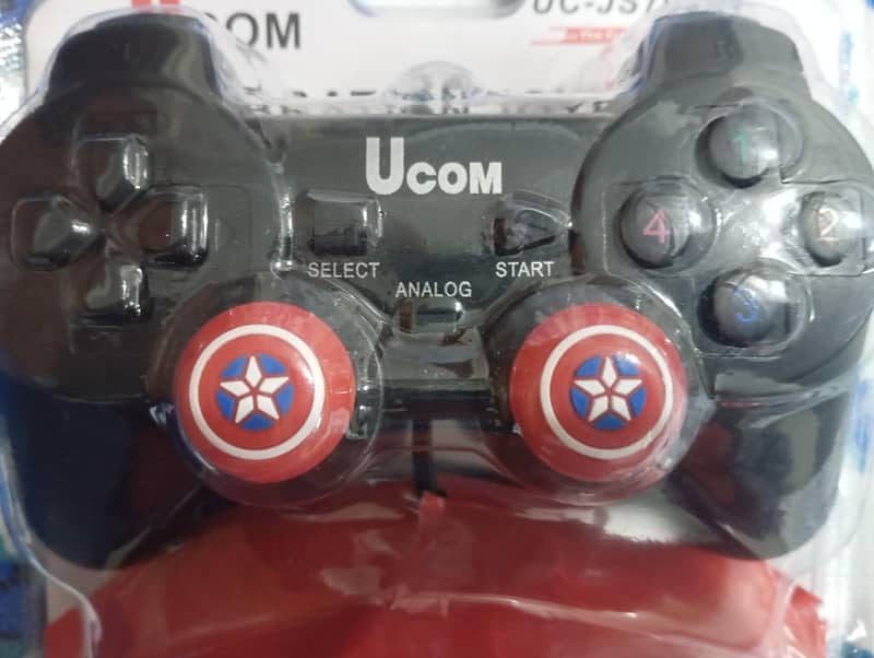 PS3PC Compatible Game Controller with Thumb Grips 1