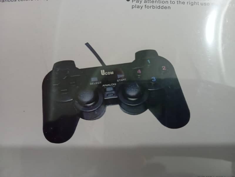 PS3PC Compatible Game Controller with Thumb Grips 3