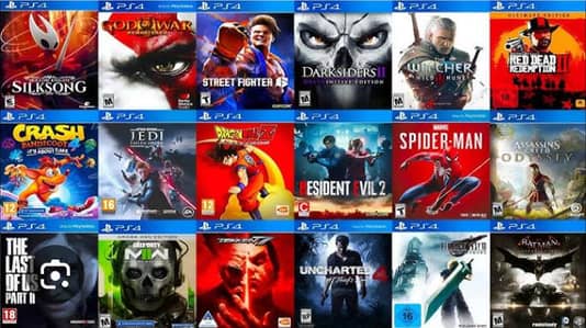 ALL PS4/PS5 Games available