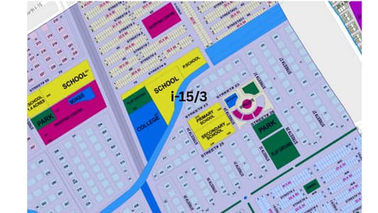 8 Marla corner (30*60) 1800 Sq. Ft/200 Sq. Yd) Possession Plot Available For Sale In CDA Sector I-15/3 One Of The Most Beautiful Location In Islamabad price. 115 lakh