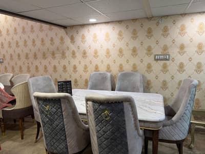 6 chairs dining table