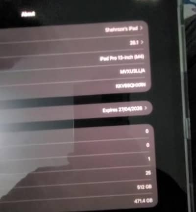 iPad pro m4 13 inch 03265742830 WhatsApp contact