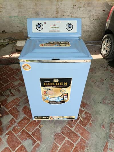 Golden washing machine