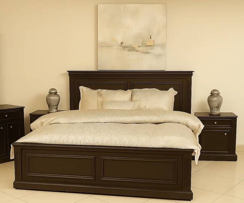 Bed with side tables 2