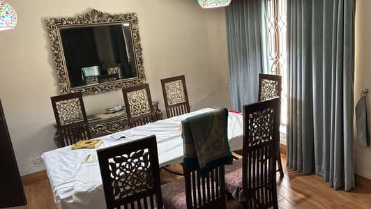 Chinoti Sheesham wood dining table 8 chairs